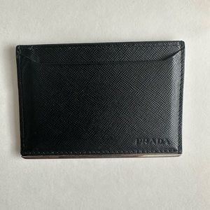 Prada Black Card Holder